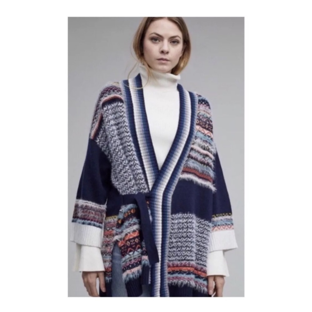 Anthropologie Sleeping On Snow Kimono Cardigan